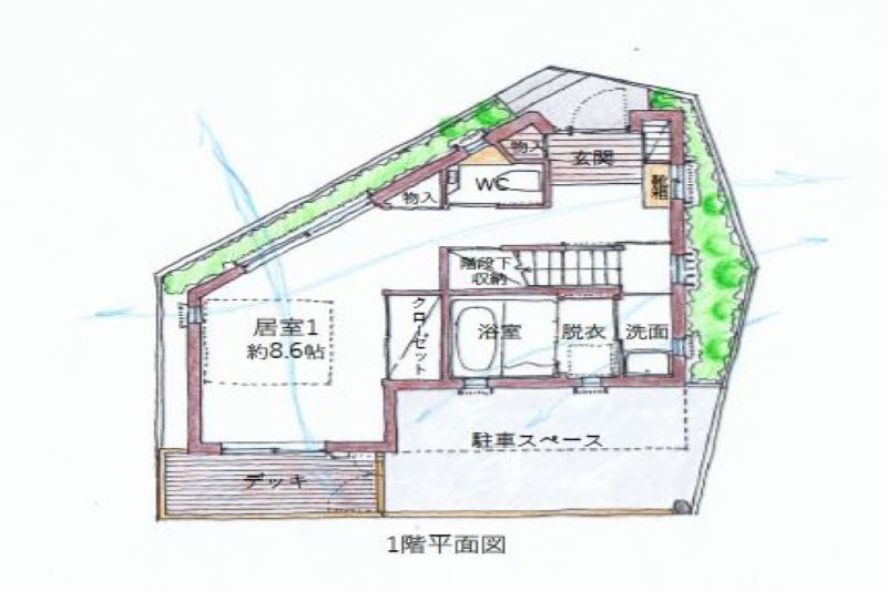 1F平面図