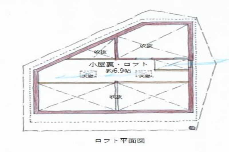 ロフト平面図
