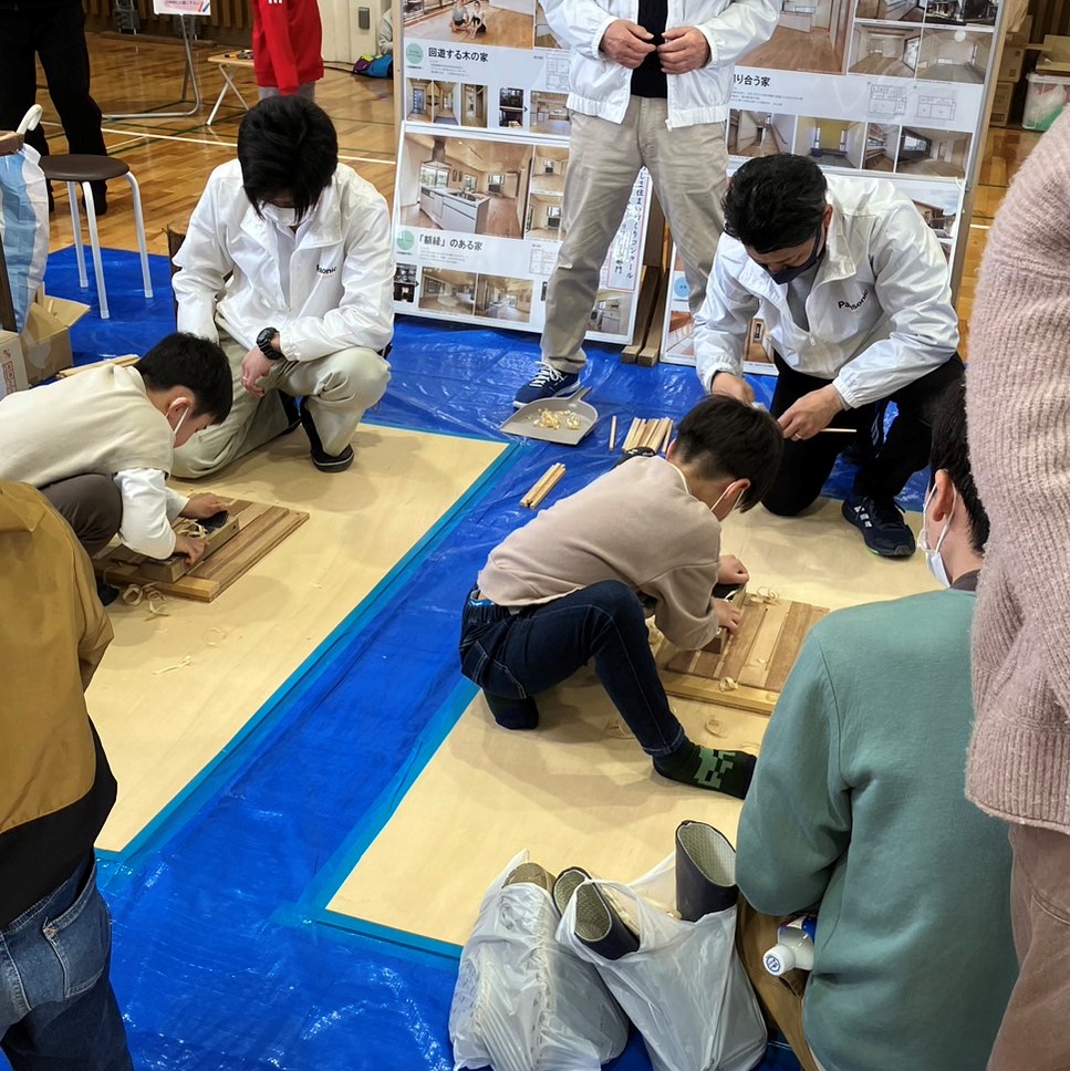 「海田市祭り2023」マイ箸作り、大盛況でした！