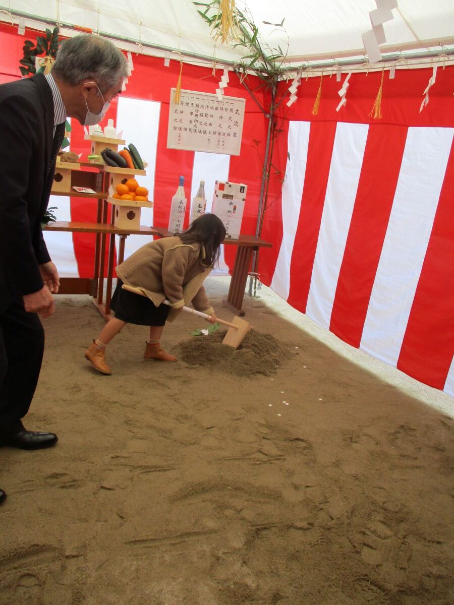 地鎮祭風景株式会社竹野内建設