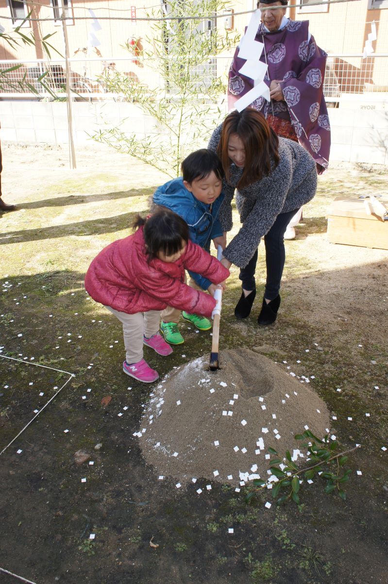 地鎮祭風景株式会社竹野内建設